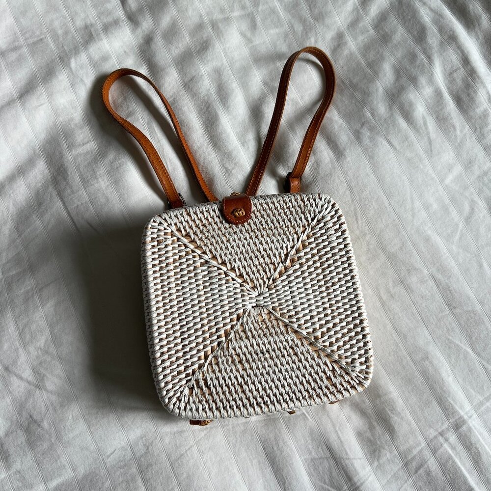 Rattan Backpack